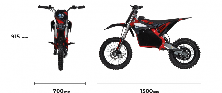 MMD PRO GT XL MOTOCROSS 2000 WATTS 60 VOLTS